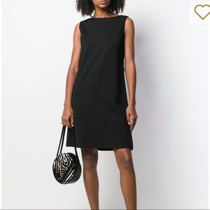 Sleeveless Black Mini Dress - Classic Shift Style